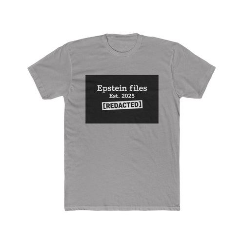 Epstein Files "[REDACTED]" Graphic Tee — Conspiracy Statement Shirt