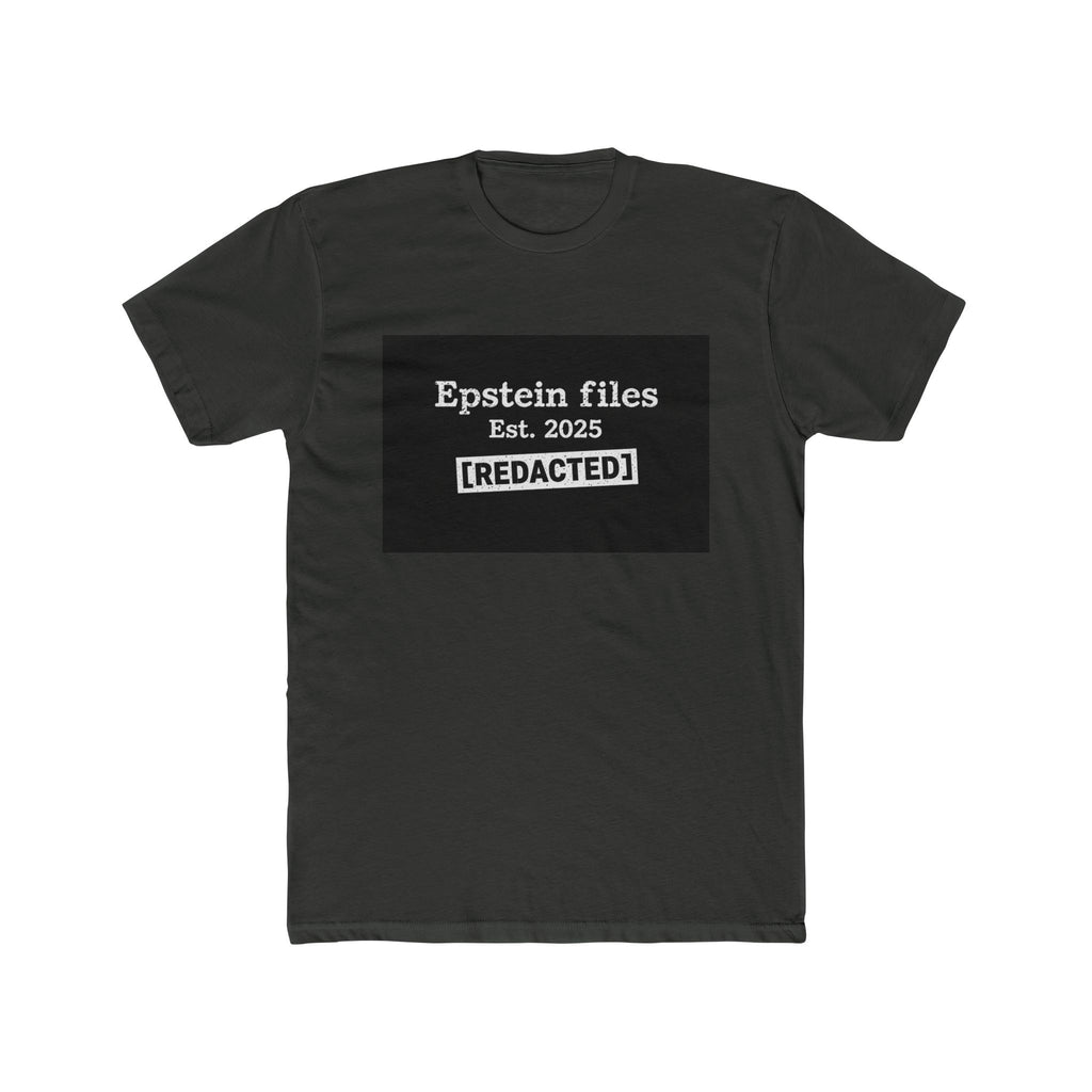 Epstein Files "[REDACTED]" Graphic Tee — Conspiracy Statement Shirt