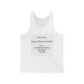 Tank Top — 'Happy birthday Mr. Epstein' DOJ Novelty Graphic