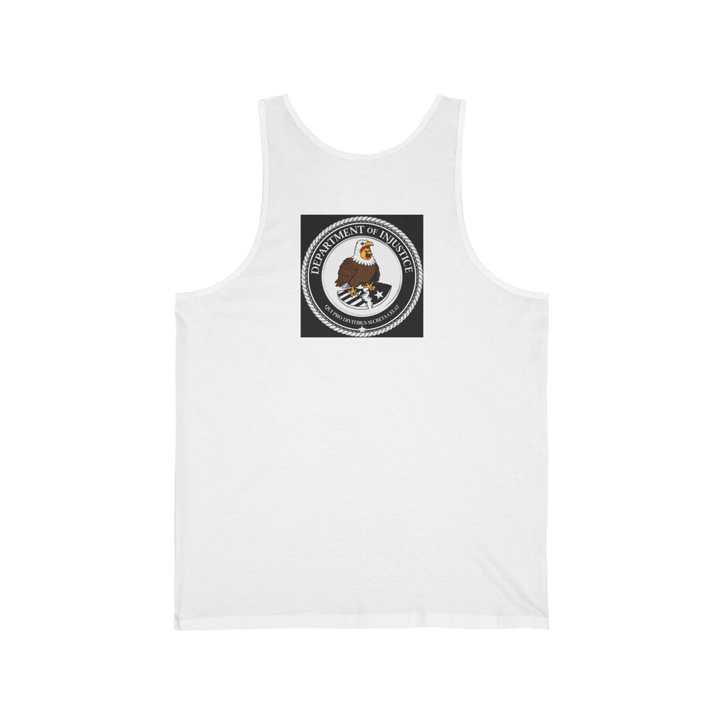 Tank Top — 'Happy birthday Mr. Epstein' DOJ Novelty Graphic