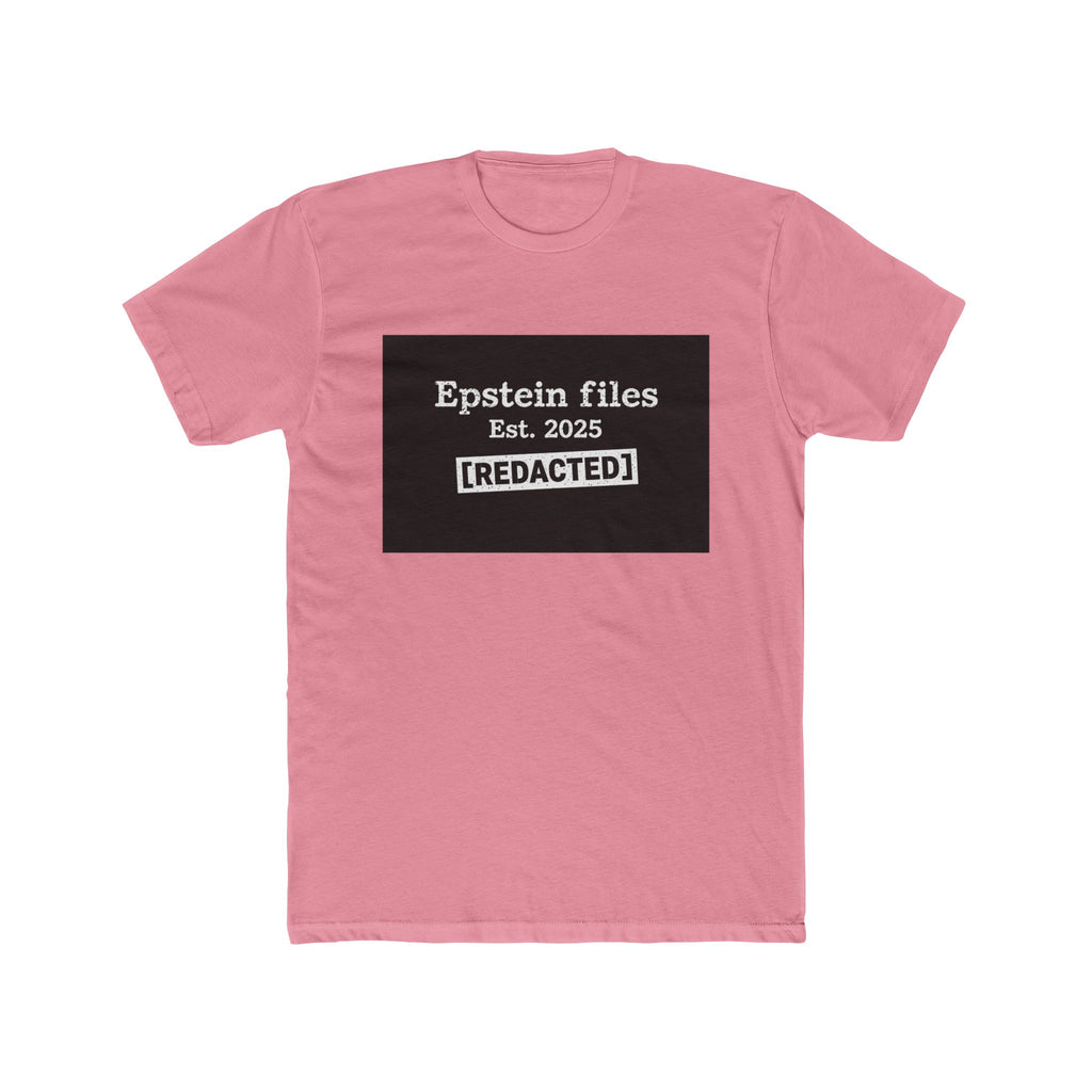 Epstein Files "[REDACTED]" Graphic Tee — Conspiracy Statement Shirt