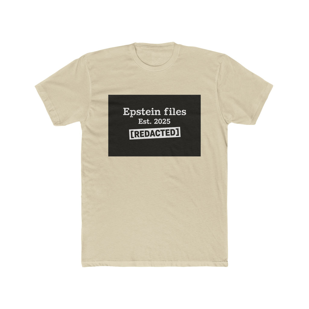 Epstein Files "[REDACTED]" Graphic Tee — Conspiracy Statement Shirt