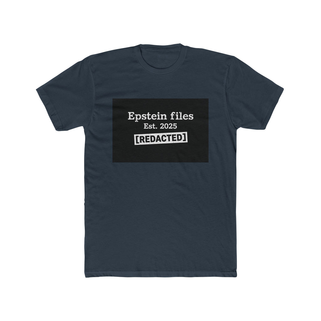 Epstein Files "[REDACTED]" Graphic Tee — Conspiracy Statement Shirt